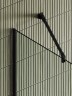 Душевая перегородка Maybah Glass MGD-708-6у 1090x1950 в узком профиле Черный стекло прозрачное