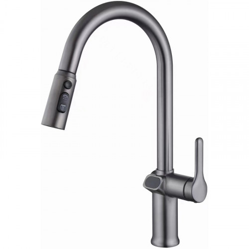 Смеситель для кухни ESKO Kitchen K15GMLED Оружейная сталь