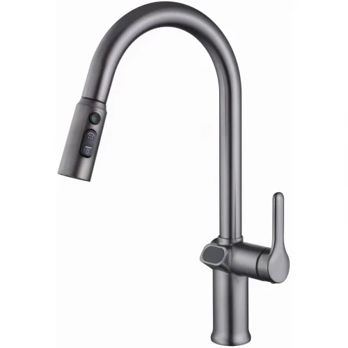 Смеситель для кухни ESKO Kitchen K15GMLED Оружейная сталь