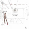 Подвесная люстра Loft it Wonderland 10405/8