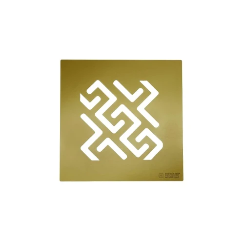 Душевой трап Berges Zentrum Antik 150х150 094465 с решеткой цвет Бронза