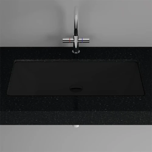 Раковина встраиваемая снизу Bette Loft 75 A231-035 цвет Черный