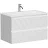 Тумба под раковину Sancos Folk 80 FL80W подвесная Bianco МДФ / ЛДСП