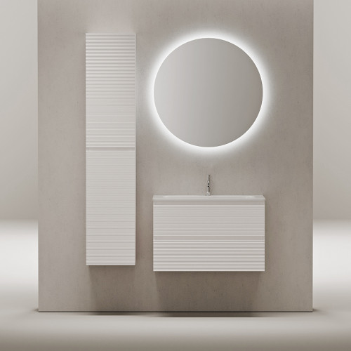 Тумба под раковину Sancos Folk 80 FL80W подвесная Bianco МДФ / ЛДСП