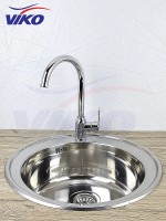 Смеситель для кухни Viko V-7304 Хром латунь