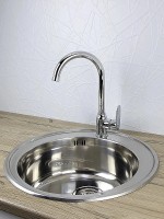 Смеситель для кухни Viko V-7304 Хром латунь
