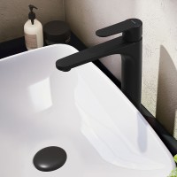Смеситель для раковины Vitra Root Round A4270736EXP Черный матовый латунь