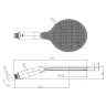 Ручной душ Bossini Apice B00900.030 Хром пластик
