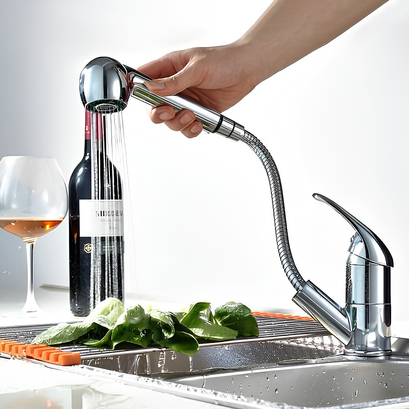 Смеситель для кухни Frap H03 F6003 Хром латунь