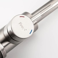 Смеситель для кухни Frap H899 F44899-1 Сатин нержавеющая сталь однорычажный