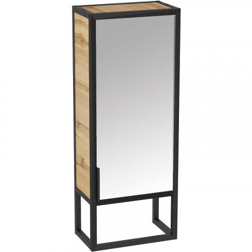 Шкаф пенал 1MarKa Grunge Loft 35Н/П Ц0000007989 Дуб Вотан МДФ / ЛДСП