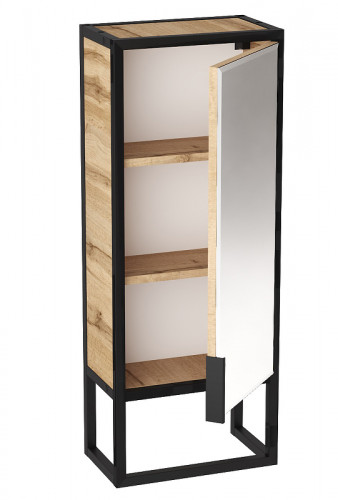 Шкаф пенал 1MarKa Grunge Loft 35Н/П Ц0000007989 Дуб Вотан МДФ / ЛДСП