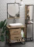 Шкаф пенал 1MarKa Grunge Loft 35Н/П Ц0000007989 Дуб Вотан МДФ / ЛДСП