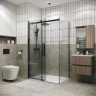 Душевой уголок Grossman Classic 120х90 120.K33.04.1290.42.00 профиль Графит сатин стекло прозрачное