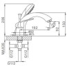Смеситель на борт ванны Frap H05 F1105