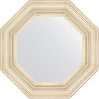 Зеркало Evoform Octagon 59х59 BY 3820 в багетной раме - Травленое серебро 99 мм стекло