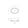 Раковина-чаша Lavinia Boho Bathroom Sink 60 33311091 цвет Белый глянцевый