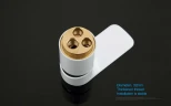 Смеситель на борт ванны Gappo G48 G1148 Белый Хром латунь