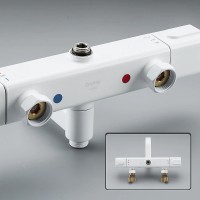 Душевая система Gappo G91 G2491-8 с термостатом Белая латунь на стену