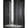 Душевой уголок Cezares Elena 90x80 ELENA-W-AH-1-90/80-C-Cr профиль Хром стекло прозрачное