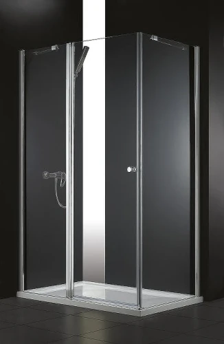 Душевой уголок Cezares Elena 90x80 ELENA-W-AH-1-90/80-C-Cr профиль Хром стекло прозрачное