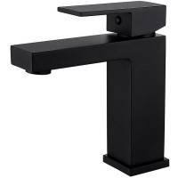 Смеситель для раковины Haiba HB10803-7 Черный матовый нержавеющая сталь