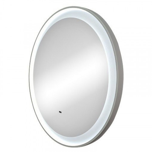 Зеркало Art&amp;Max Napoli AM-Nap-600-DS-F-White с подсветкой с бесконтактным выключателем Белое матовое МДФ / ЛДСП, стекло