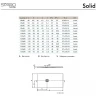 Душевой поддон из искусственного камня Starohome Solid 90х80 1237431 White Matt