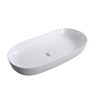 Раковина-чаша BelBagno 81 BB1349 Белая фаянс накладная