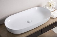 Раковина-чаша BelBagno 81 BB1349 Белая фаянс накладная