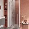 Душевая дверь Cezares Liner 100 L LINER-B-12-100-C-Cr-L профиль Хром стекло прозрачное