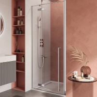Душевая дверь Cezares Liner 100 L LINER-B-12-100-C-Cr-L профиль Хром стекло прозрачное