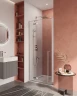 Душевая дверь Cezares Liner 100 L LINER-B-12-100-C-Cr-L профиль Хром стекло прозрачное