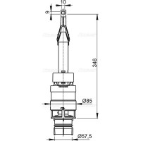 Сливная арматура Alcaplast A06 Белая