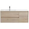 Тумба под раковину BelBagno Kraft 100 L KRAFT-1000-2C-1A-SO-RGB-L подвесная Rovere Galifax Bianco МДФ / ЛДСП
