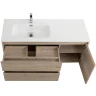 Тумба под раковину BelBagno Kraft 100 L KRAFT-1000-2C-1A-SO-RGB-L подвесная Rovere Galifax Bianco МДФ / ЛДСП