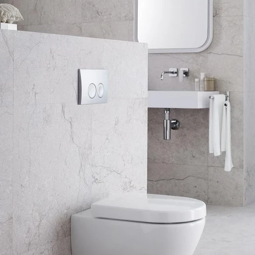 Кнопка смыва для инсталляции Geberit Delta 21 115.125.21.1 Хром глянцевый