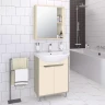 Зеркальный шкаф Runo Эко 52 00-00004677 цвет Какао