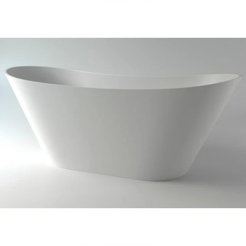 Ванна из искусственного камня Holbi Afina 161x66 1.01.004.11.1 Белая матовая