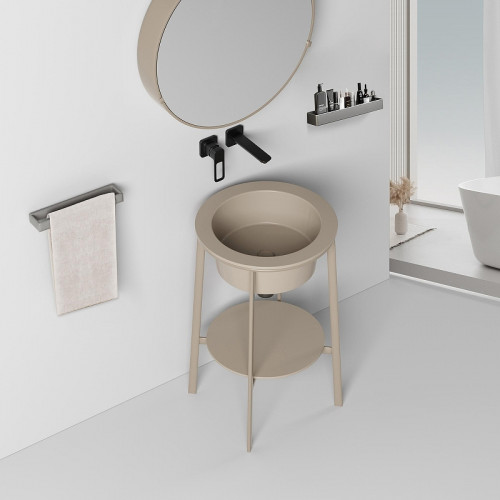 Консоль с раковиной Abber Bequem 50 AC2130MK цвет Хаки матовый