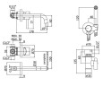 Комплект смесителей Paffoni Light KITZCOL632NO006 Черный матовый латунь