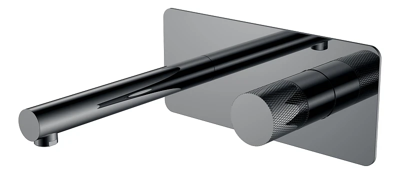 Смеситель для раковины Boheme Stick 125-SGM.2 цвет Оружейная сталь глянцевая