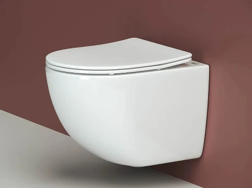 Комплект унитаза с инсталляцией Ceramicanova Forma CN3009_1001CH_1000 с сиденьем Микролифт и клавишей смыва Хром фарфор подвесной