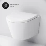 Комплект унитаза с инсталляцией AM.PM Sense FlashClean IS110138.741701 с сиденьем Микролифт и Черной матовой клавишей смыва