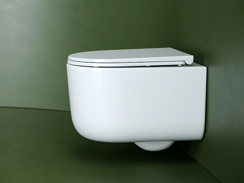 Комплект унитаза DIWO Ceramicanova Ulma CN4006T с сиденьем с инсталляцией DIWO 4501 с клавишей смыва цвет Глянцевый белый