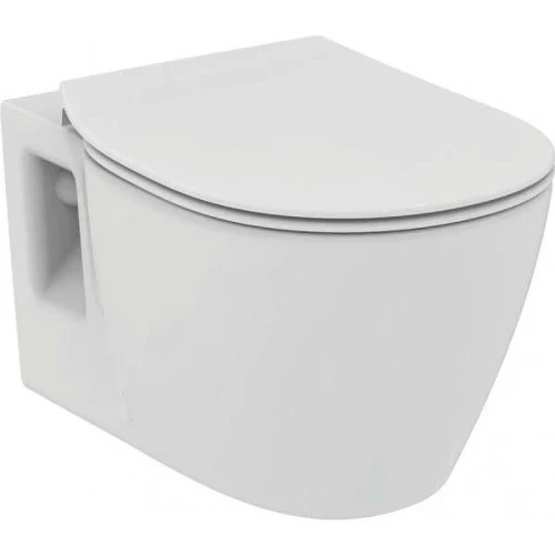 Унитаз с инсталляцией Ideal Standard Connect PR211601 с сиденьем Микролифт и клавишей смыва Хром