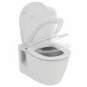 Унитаз с инсталляцией Ideal Standard Connect PR211601 с сиденьем Микролифт и клавишей смыва Хром