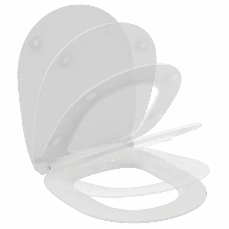 Унитаз с инсталляцией Ideal Standard Connect PR211601 с сиденьем Микролифт и клавишей смыва Хром