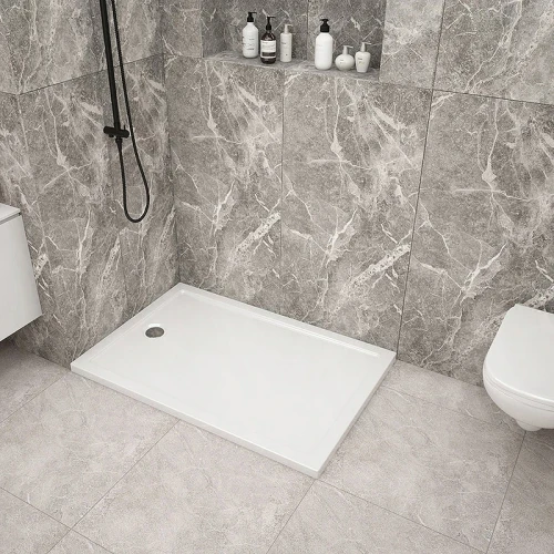 Акриловый поддон для душа Melodia della vita Square 120x80 MTYSQ12080Wt Белый