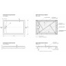 Акриловый поддон для душа Melodia della vita Square 120x80 MTYSQ12080Wt Белый
